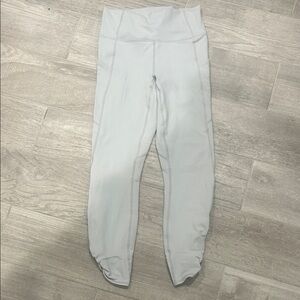 Fabletics Light Gray High-Rise Performance Leggings